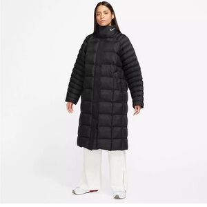 Nike Women’s Swoosh PrimaLoft® Oversized Parka – Black – Size Small, NWT